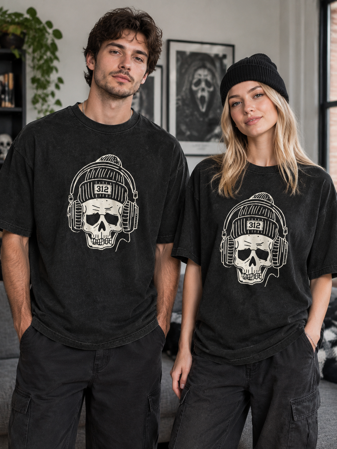 "312" Chicago Smile Graphic Tee