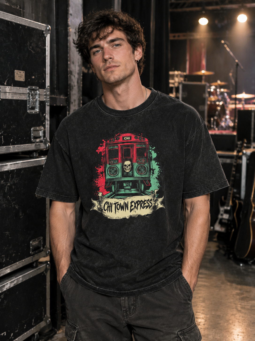 "Banner" Chi-Town Express Graphic Tee