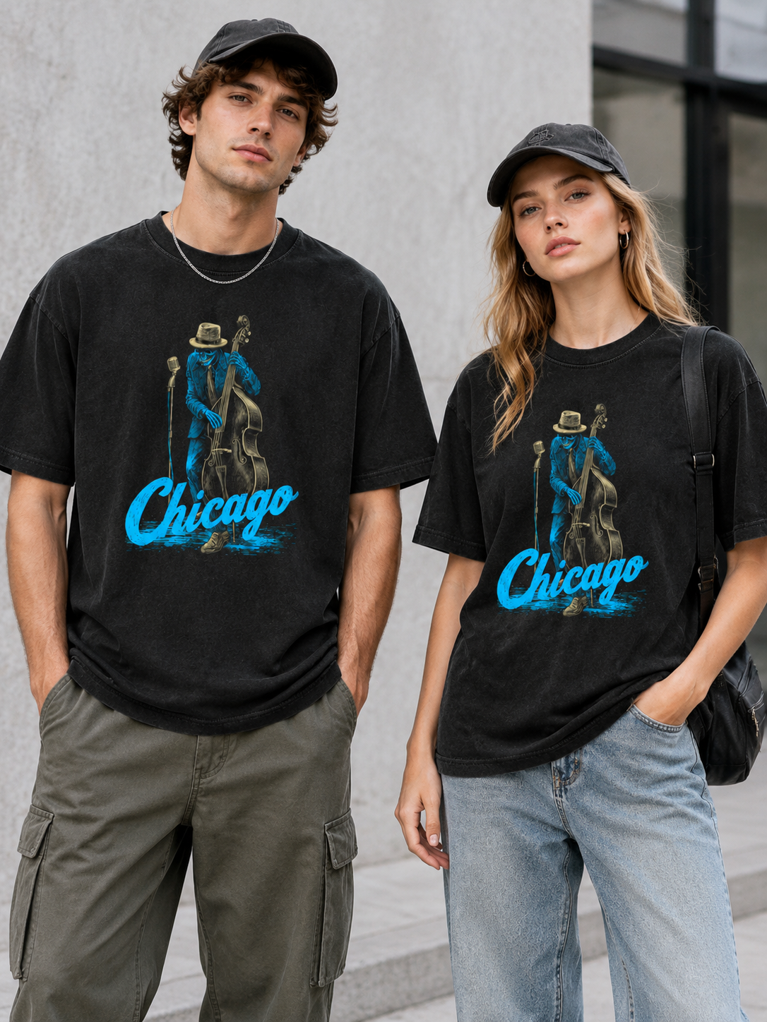 "Bass" Chicago Waters Graphic Tee