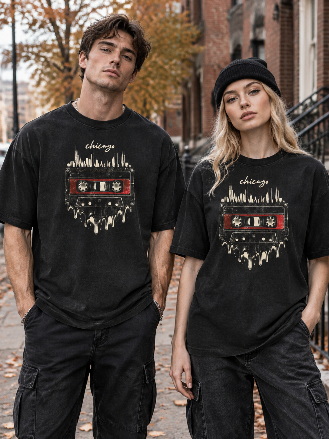 "Cassette" Chi-Vinyl Graphic Tee