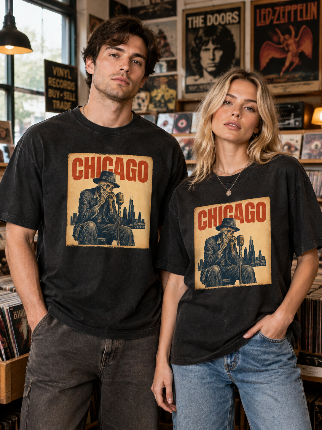"Char Harp" Chicago 54 Concert Graphic Tee