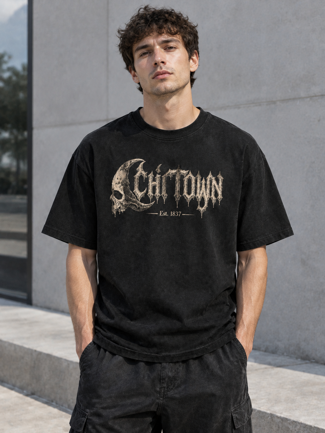 "Chitown" Chicago Metal Graphic Tee