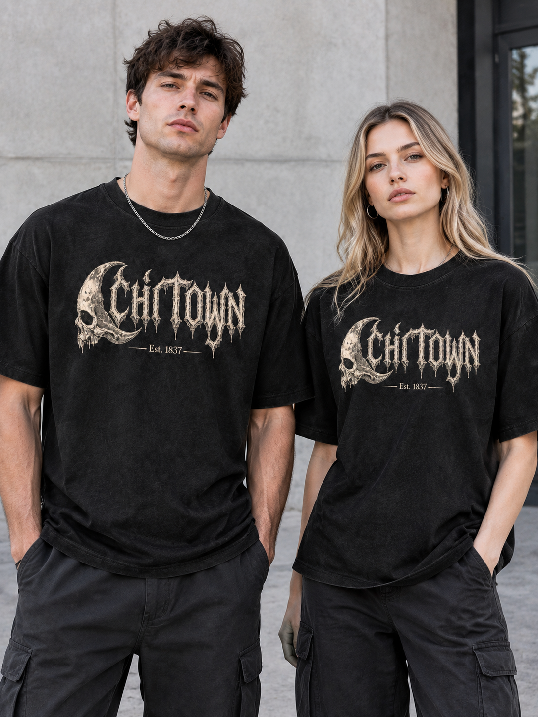 "Chitown" Chicago Metal Graphic Tee