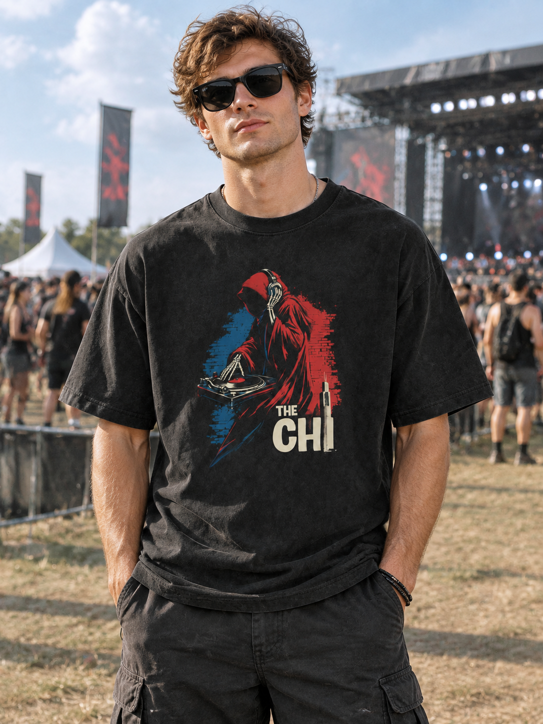 "DJ" Chi-Reaper Graphic Tee