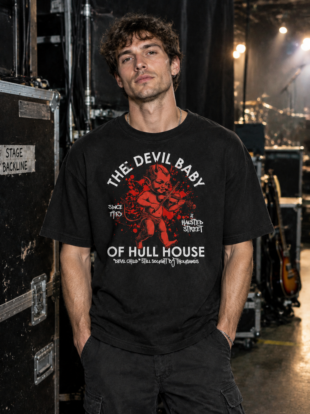 "Fiddle" Hull House Graphic Tee