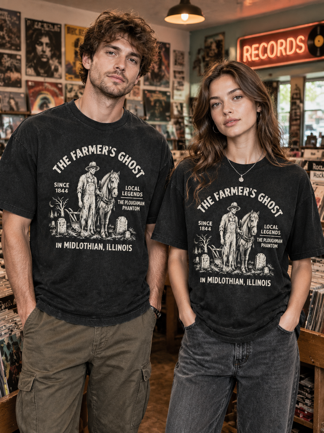 "Grove Farmer" Bachelors Grove Graphic Tee