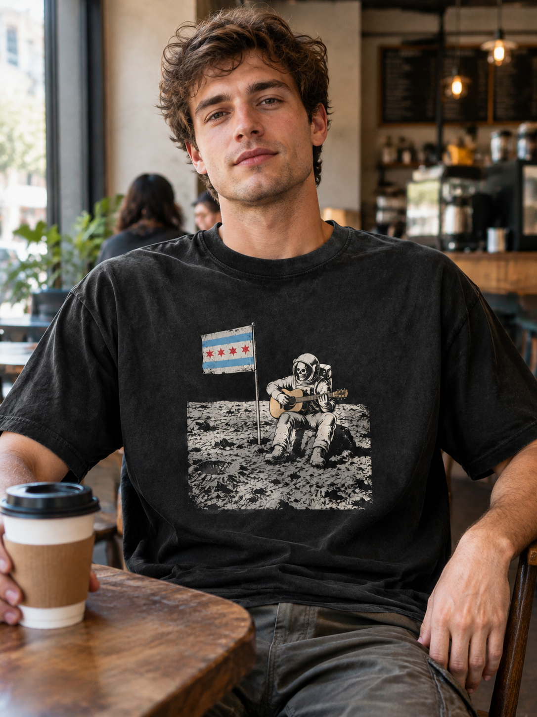 "Guitar" Chi-Landing Graphic Tee