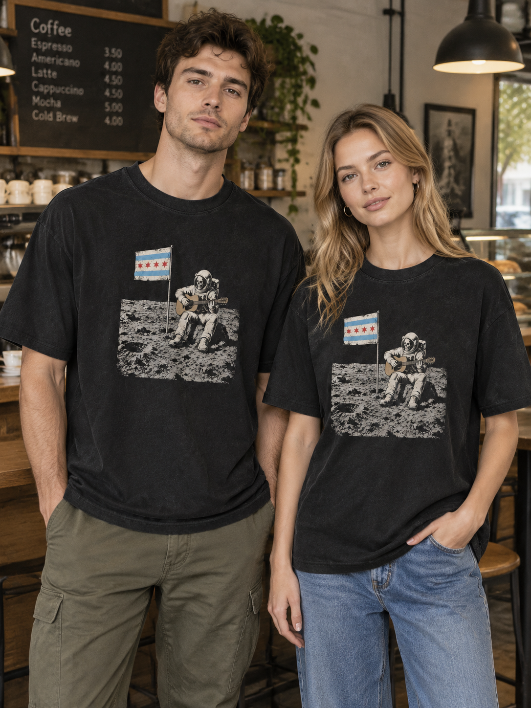 "Guitar" Chi-Landing Graphic Tee