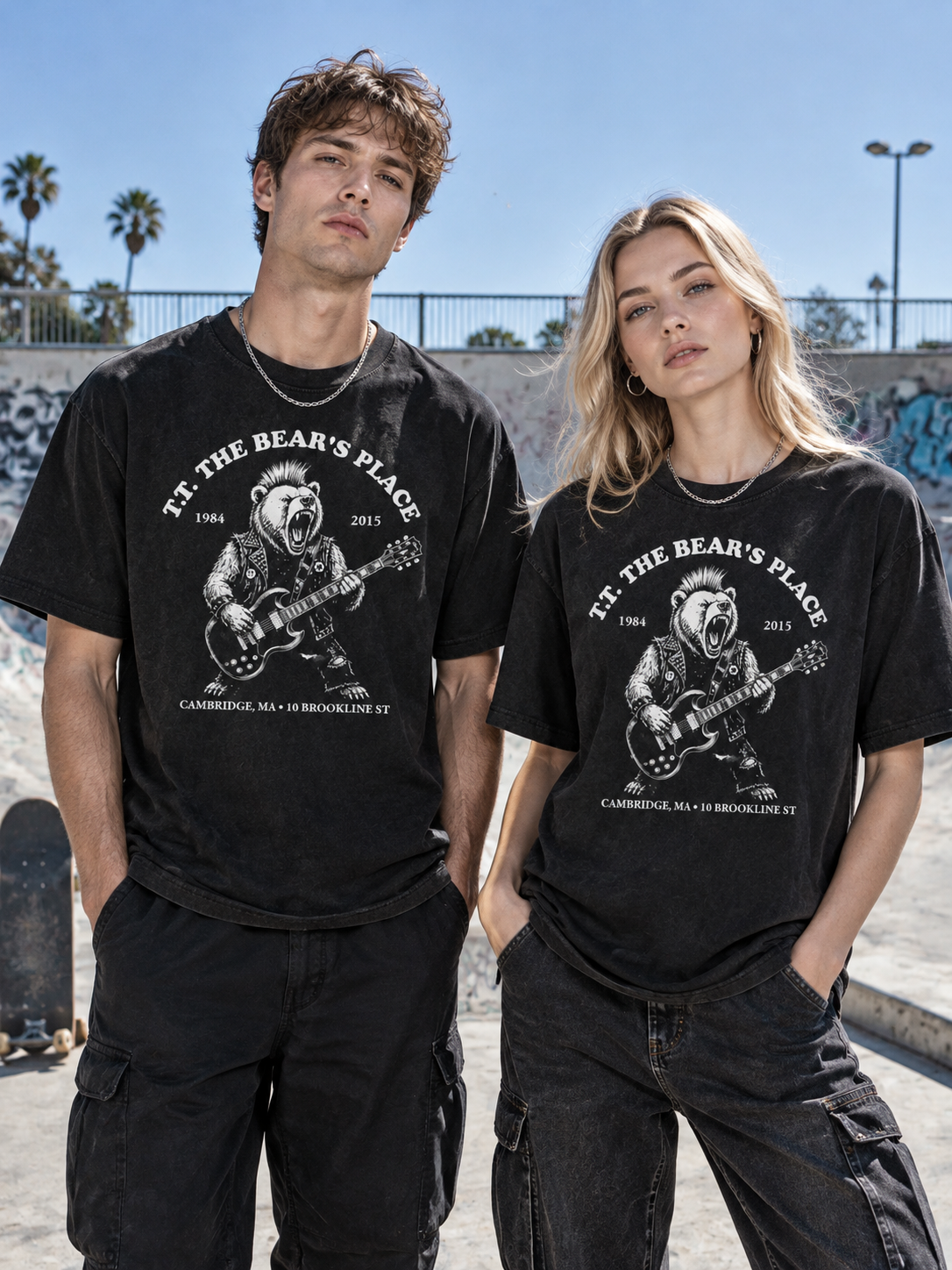 "The Bear's Place Guitar" Graphic Tee