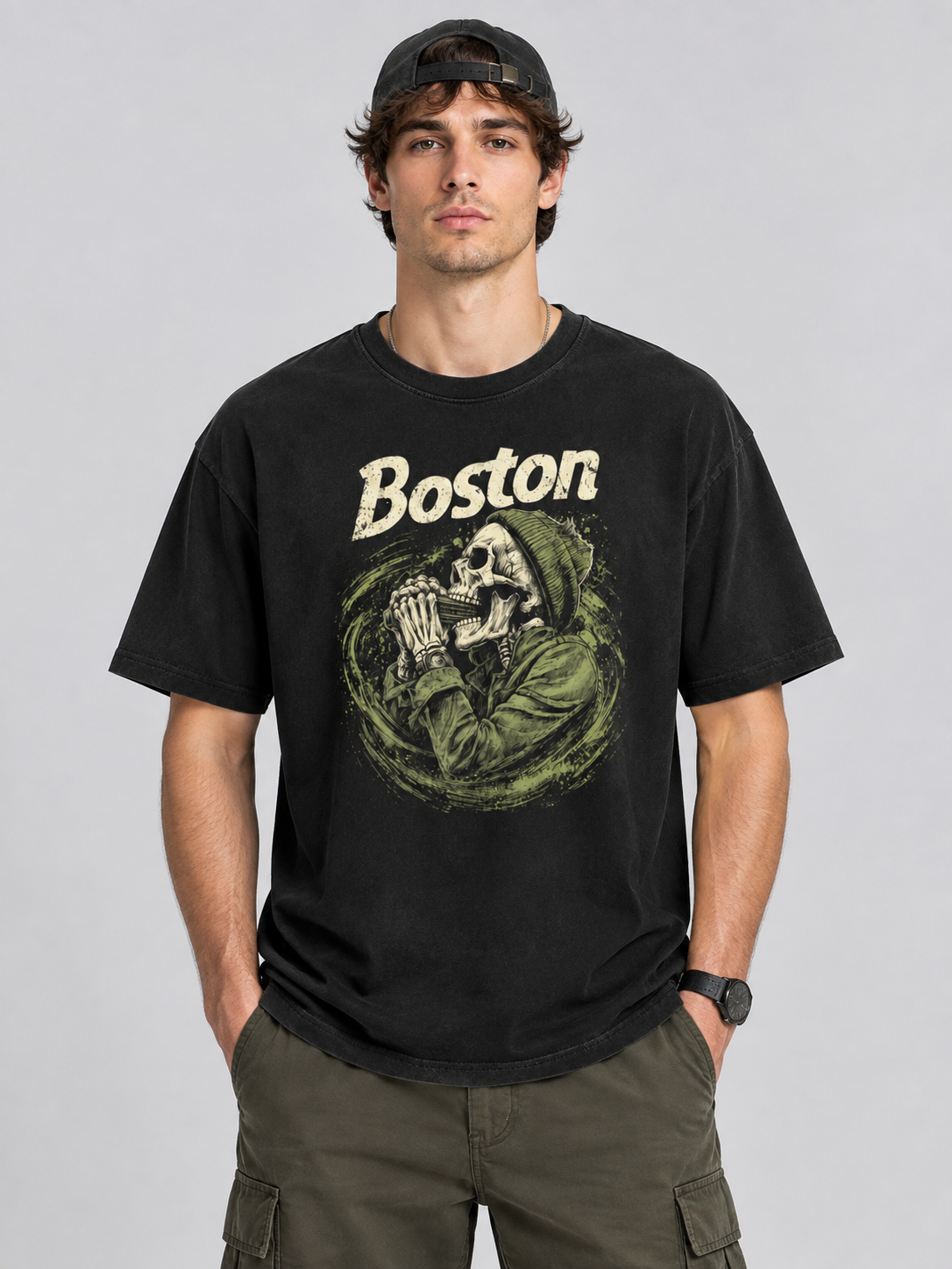 "Boston Harp Reaper" Graphic Tee