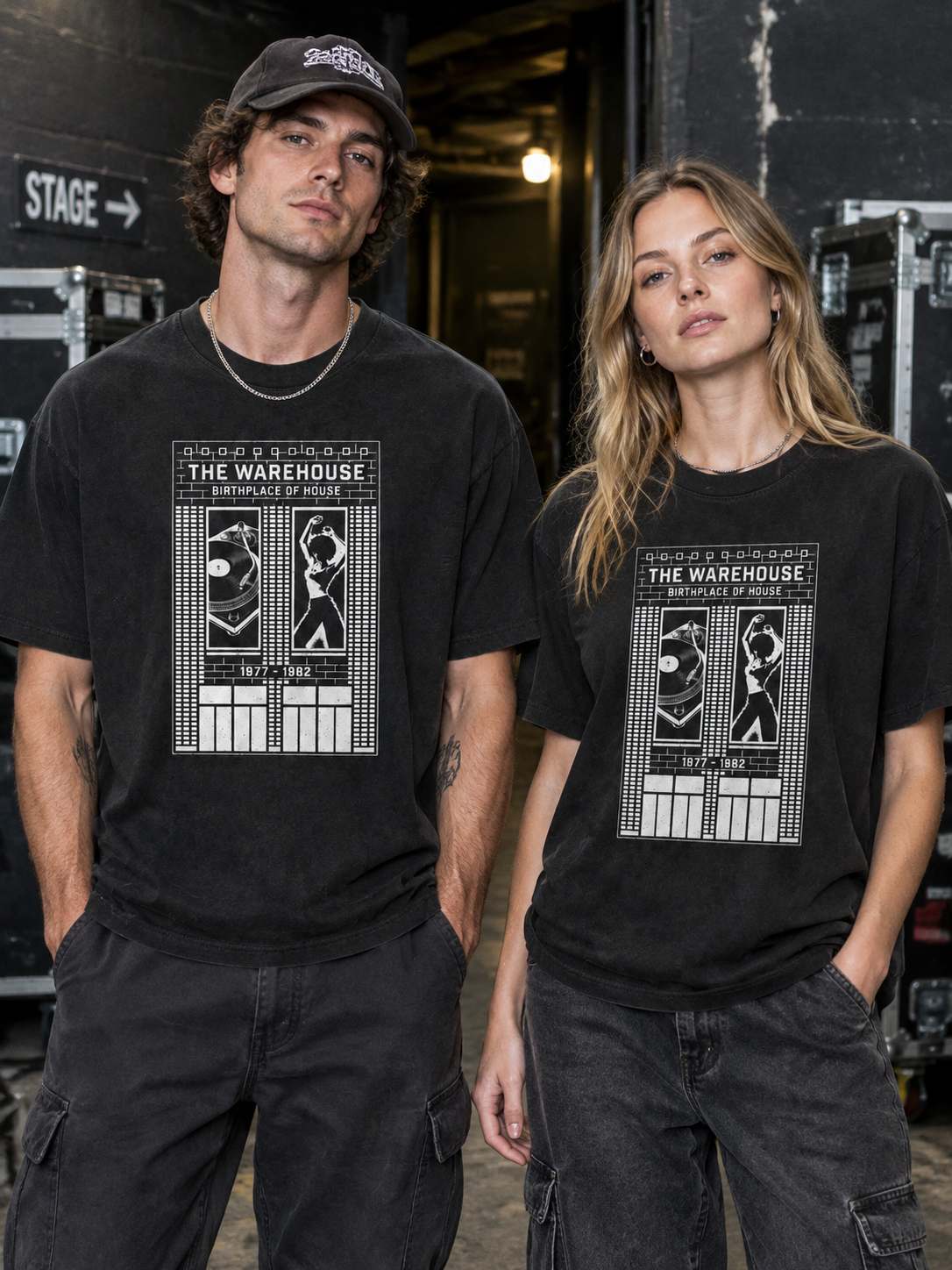 "Posters" Birthplace Of House Graphic Tee