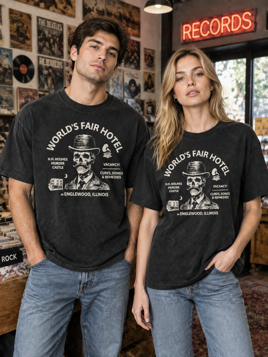 "Skeleton" World's Fair Graphic Tee