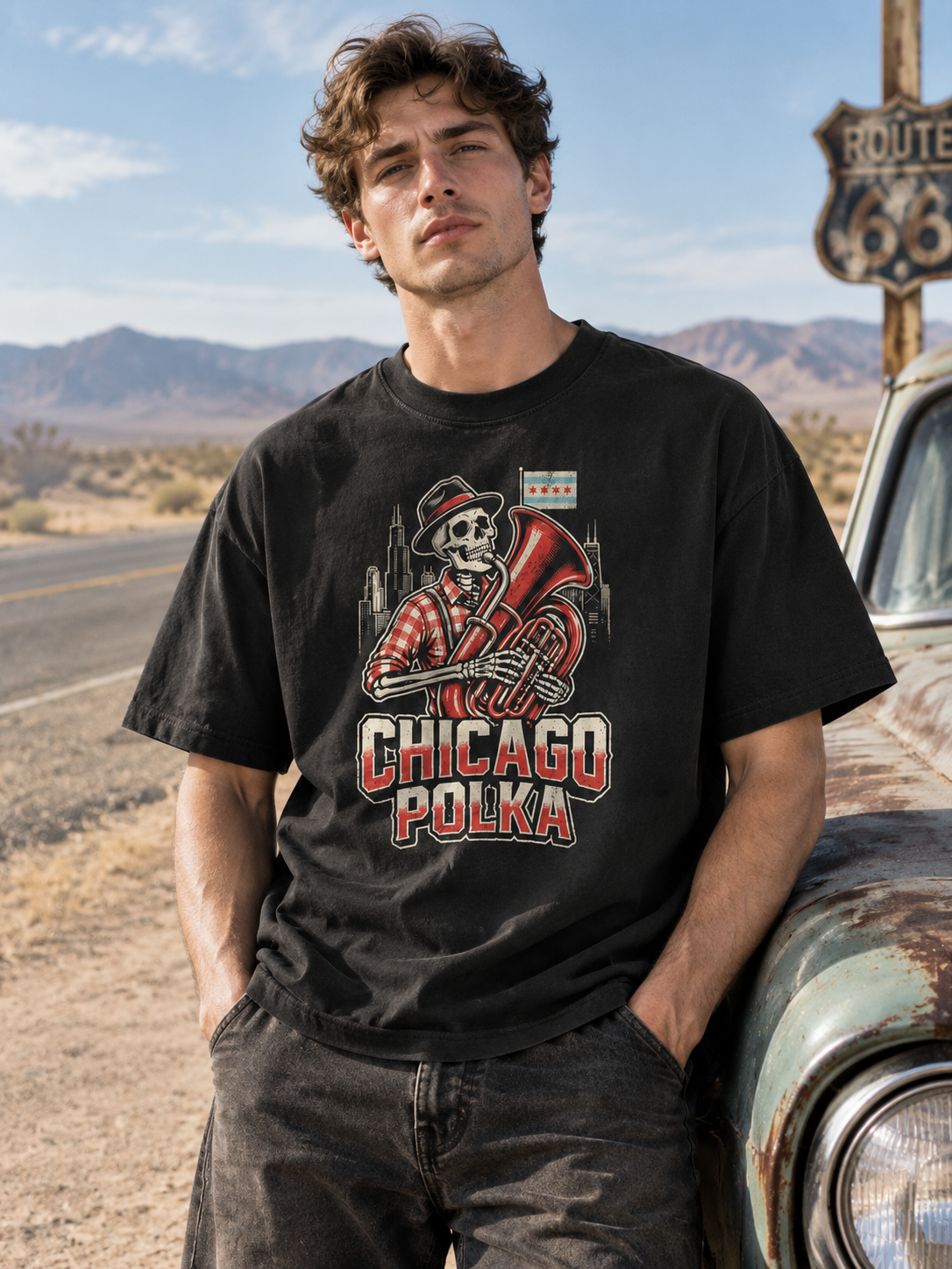"Tuba" Chicago Polka Graphic Tee