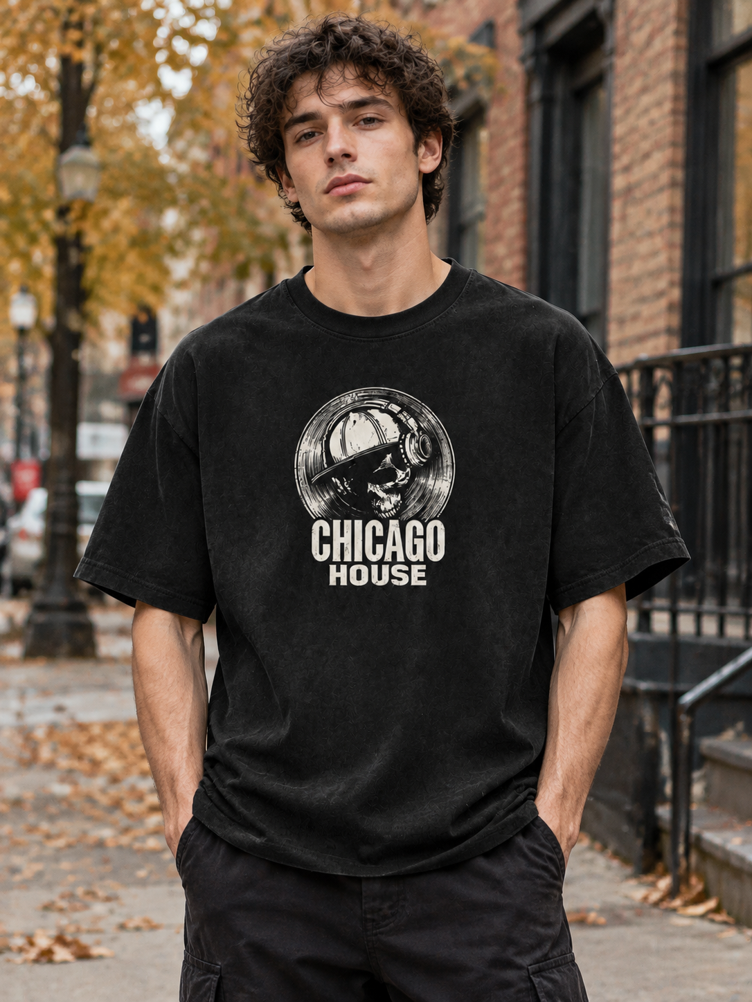 "Vinyl" Chicago House Graphic Tee