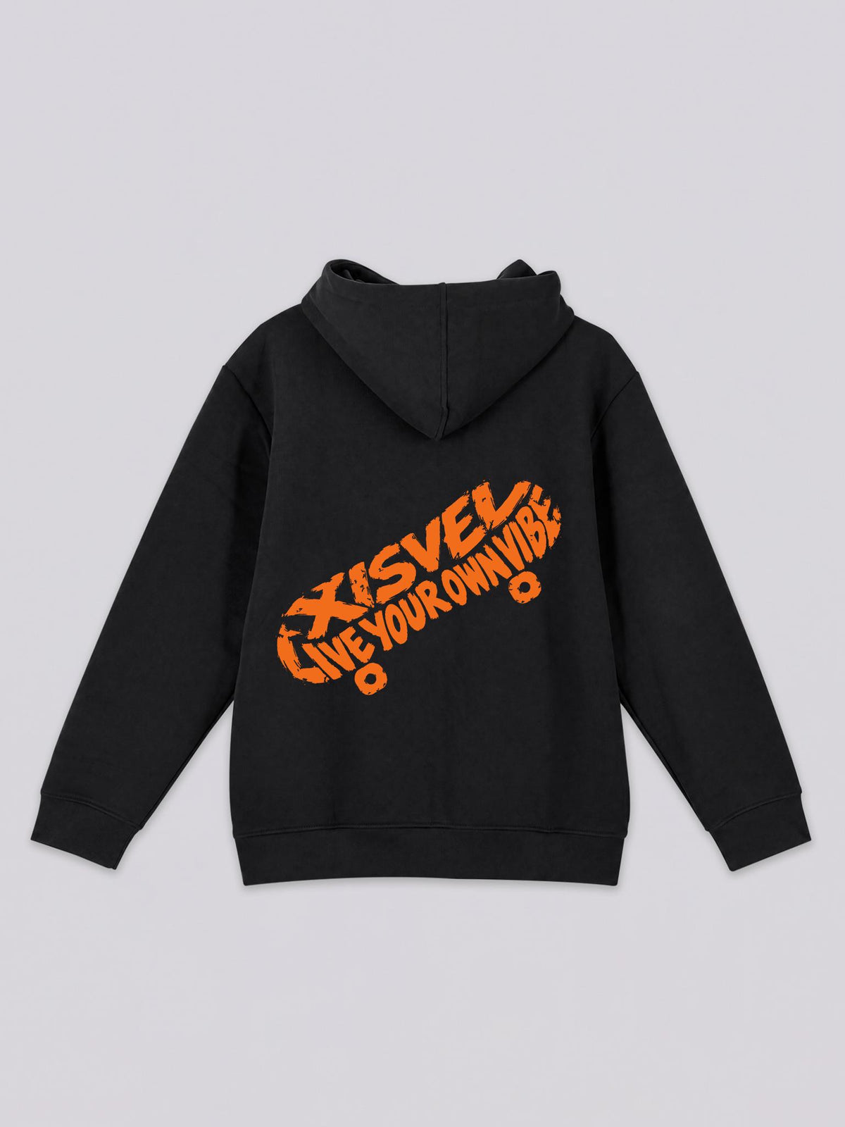 Unisex Skateboard Graphic Zip-Up Hoodie