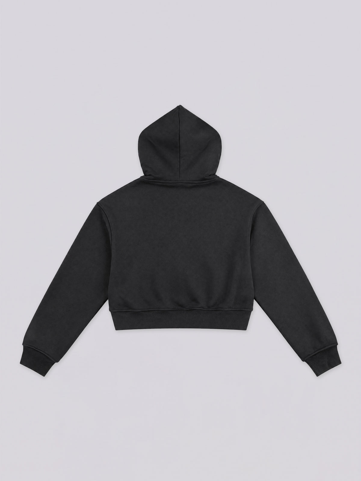 Women Camo Box Logo Cropped Pullover Hoodie