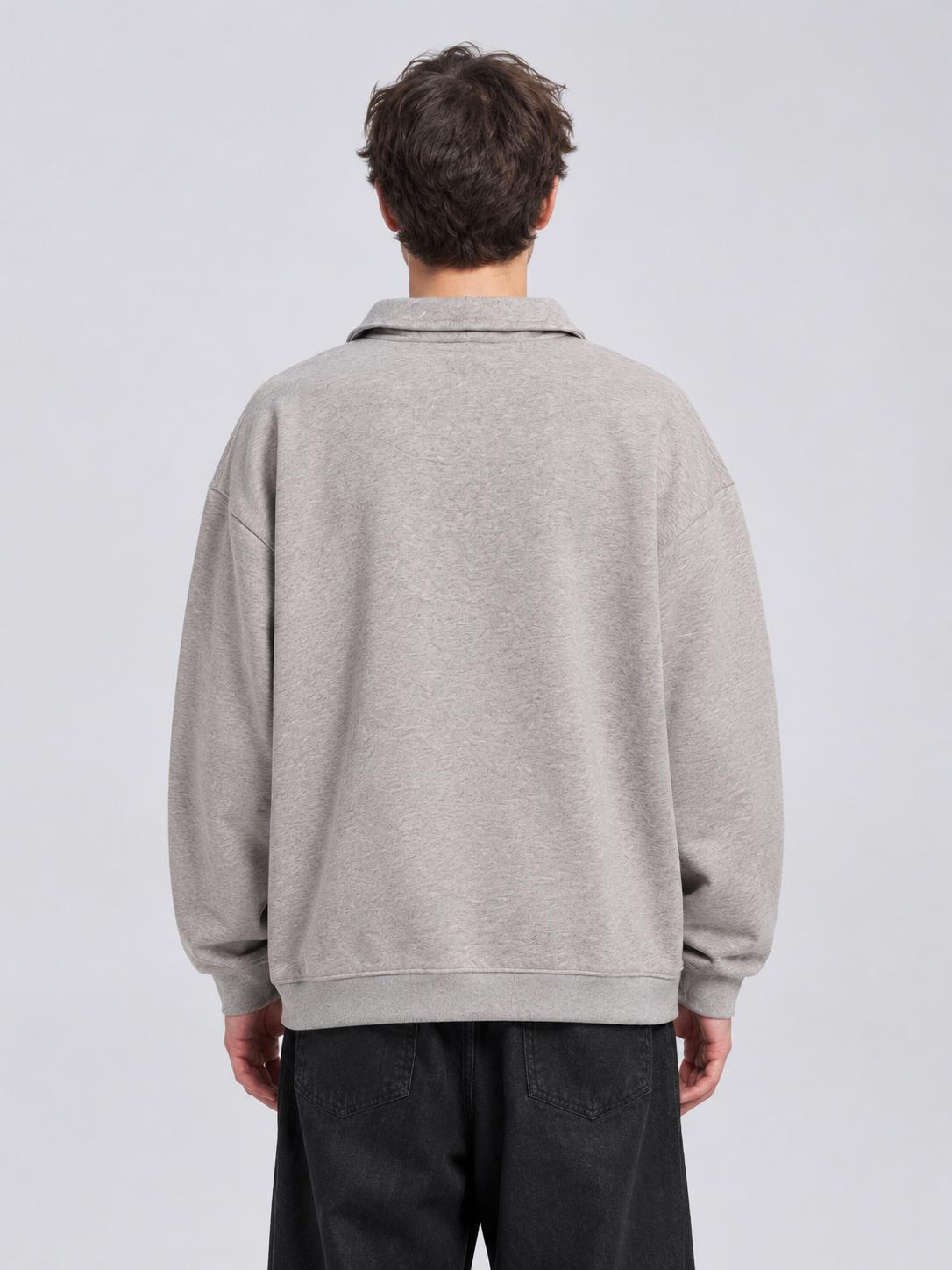 Unisex Collared Sweatshirt