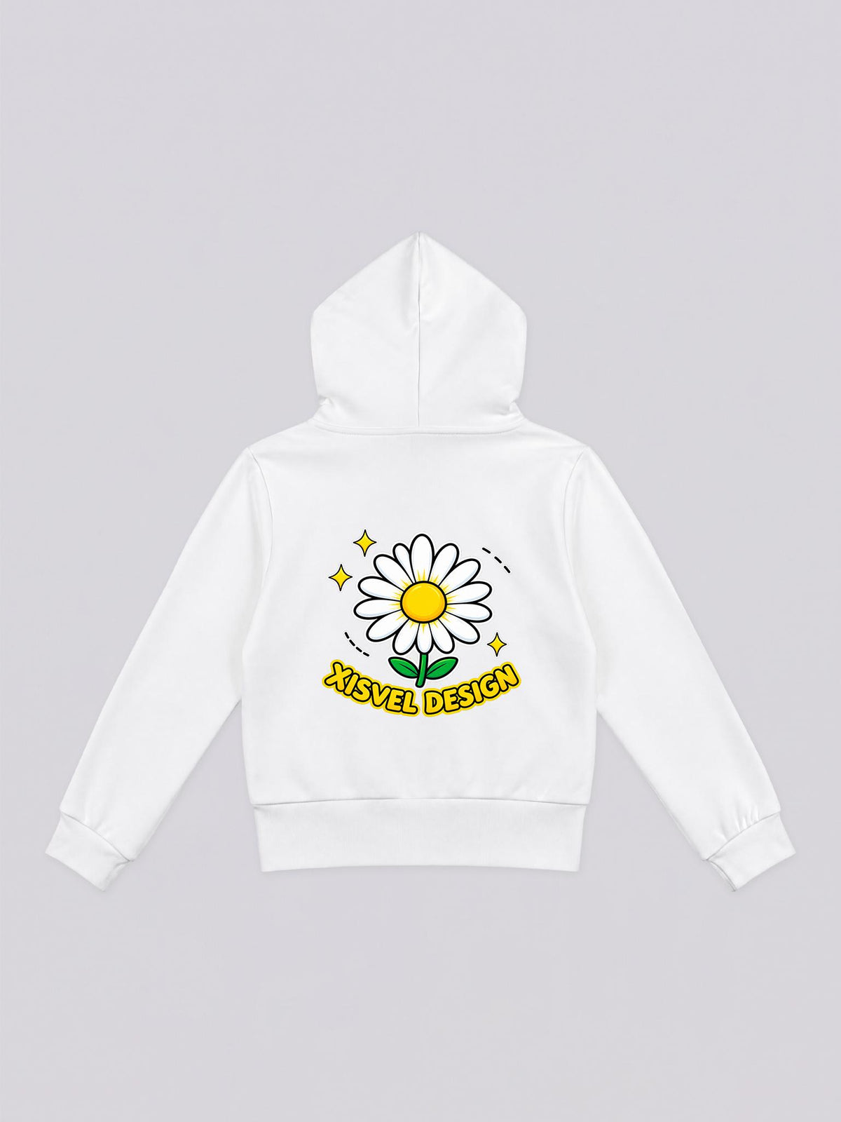 Women's Daisy Graphic Full Zip Hoodie