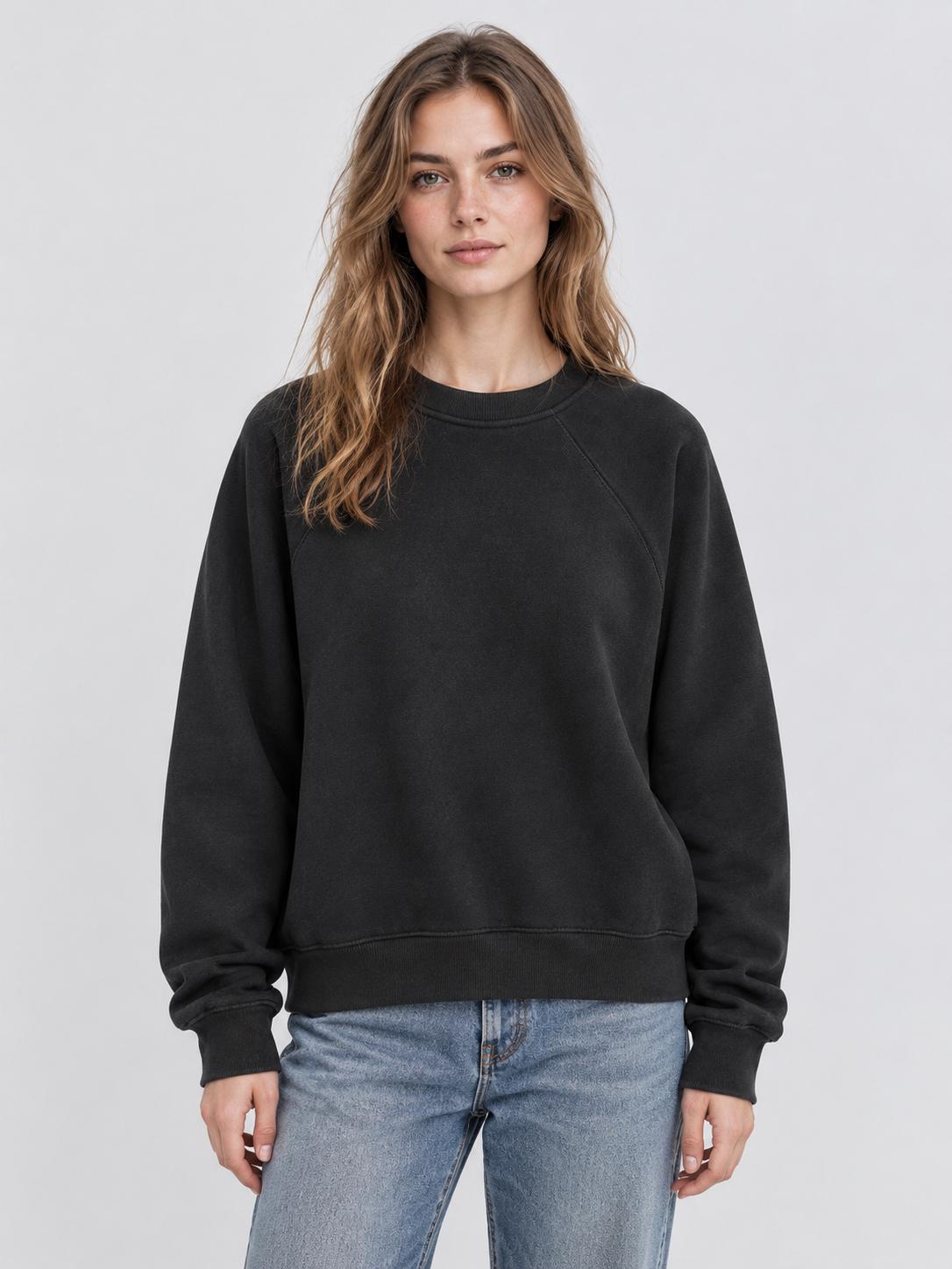 Women Raglan Crew Sweatshirt