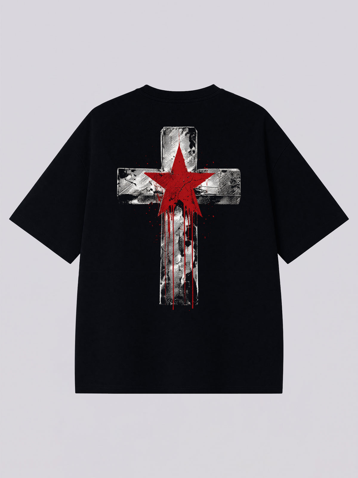 “Cross Star” Retro Graphic Tee