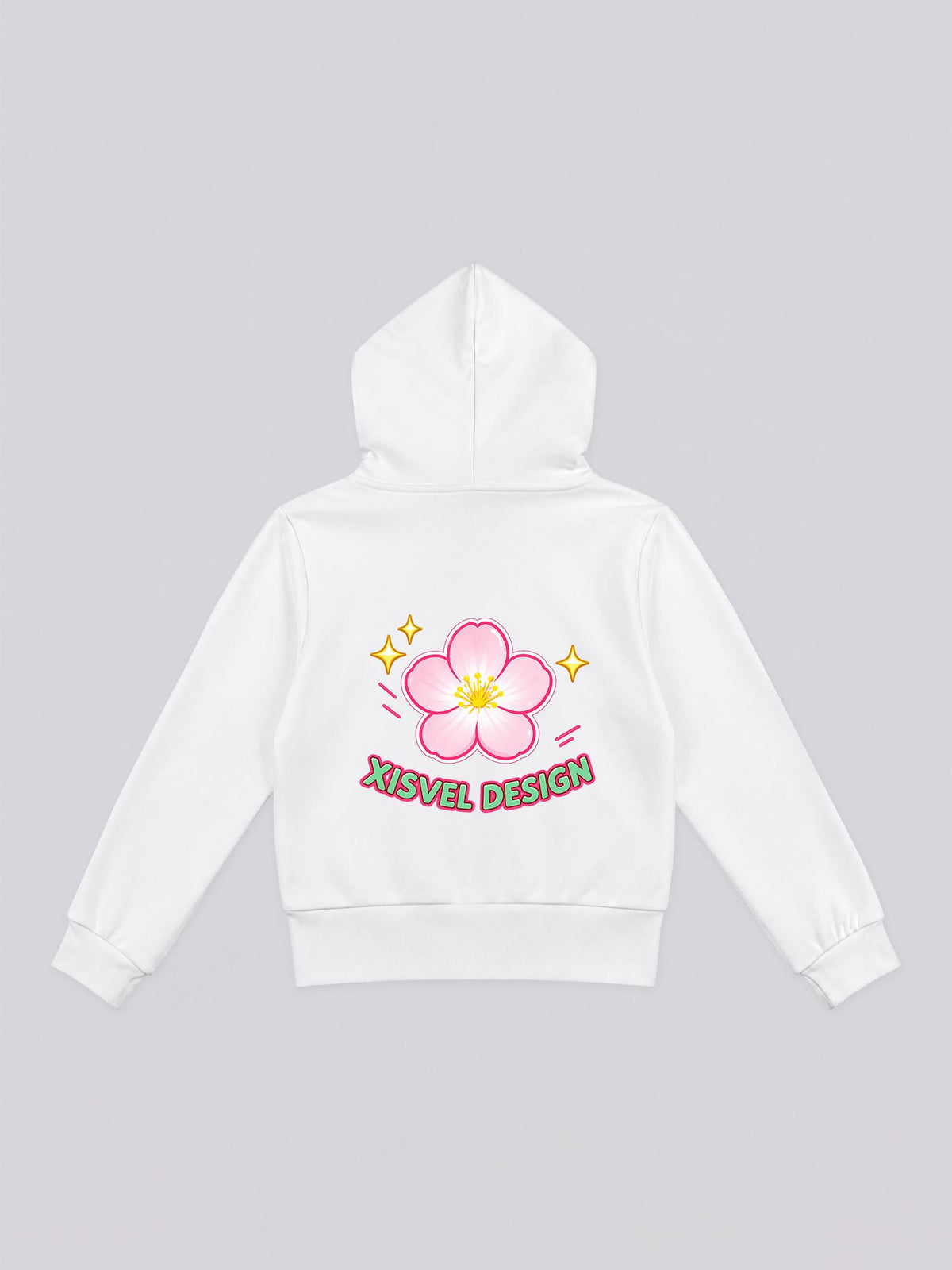 Women's Cherry Blossom Full Zip Hoodie