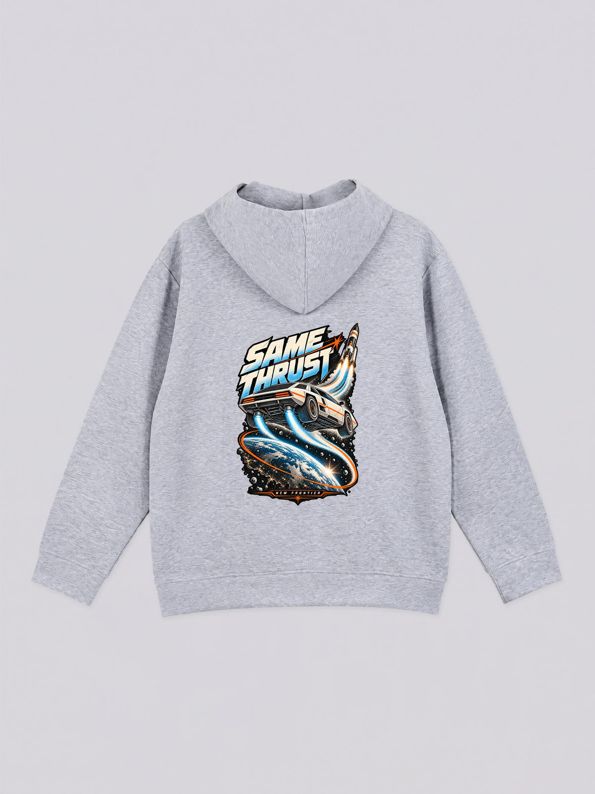 Unisex Same Thrust Space Racing Graphic Full Zip Hoodie
