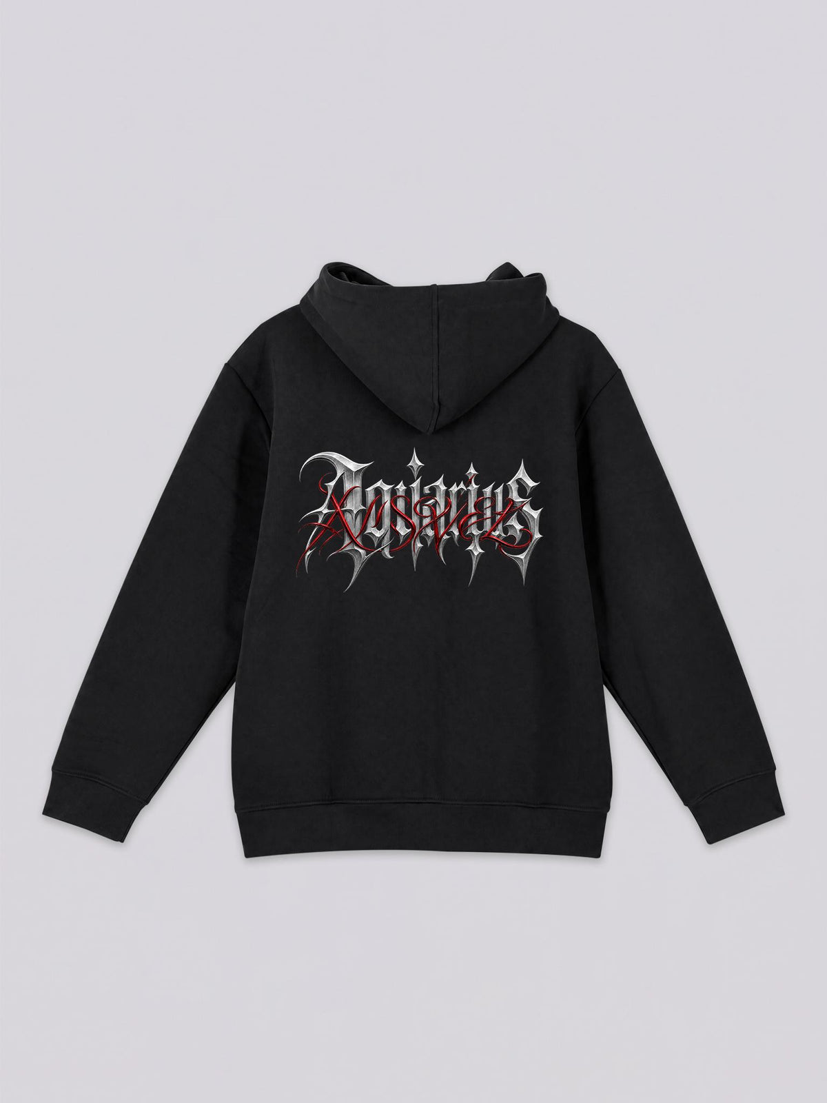 Unisex Aquarius Gothic Graphic Full Zip Hoodie