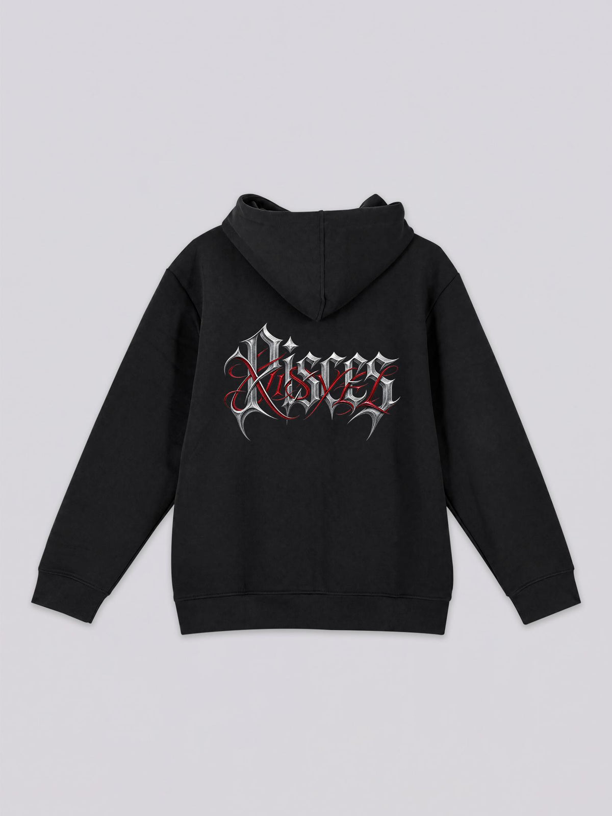 Unisex Pisces Gothic Graphic Full Zip Hoodie