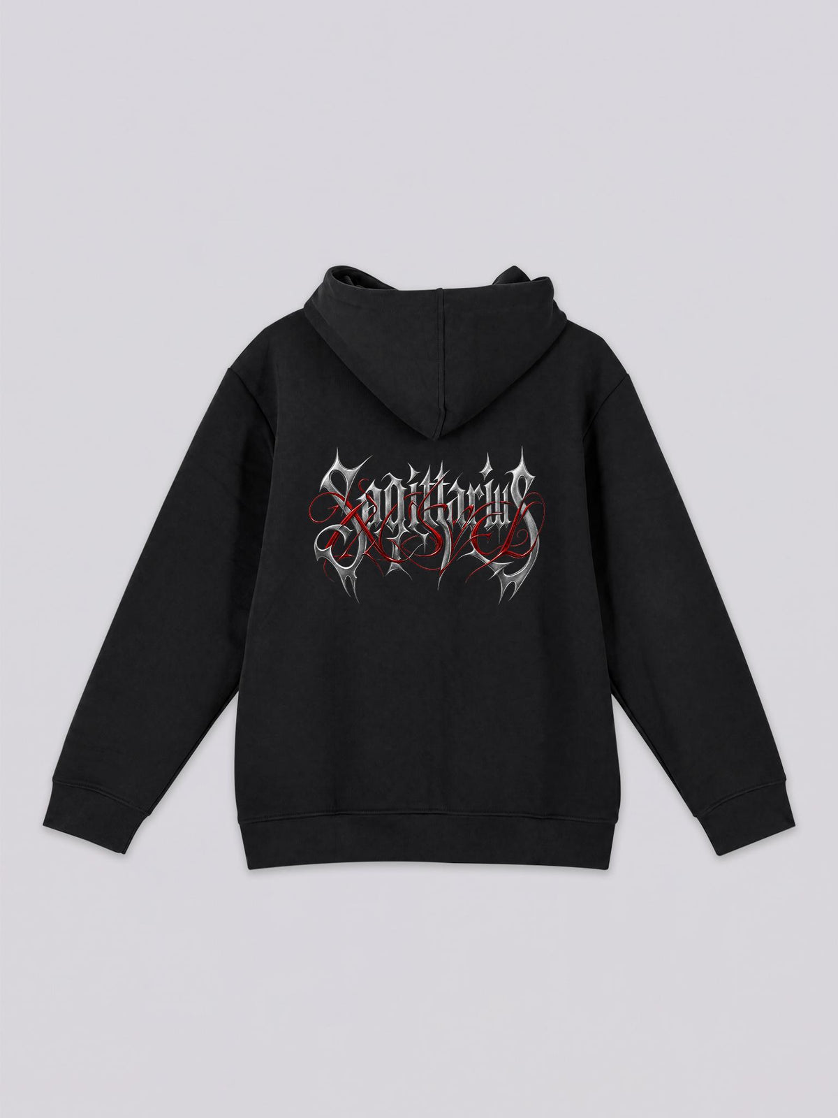 Unisex Sagittarius Gothic Graphic Full Zip Hoodie