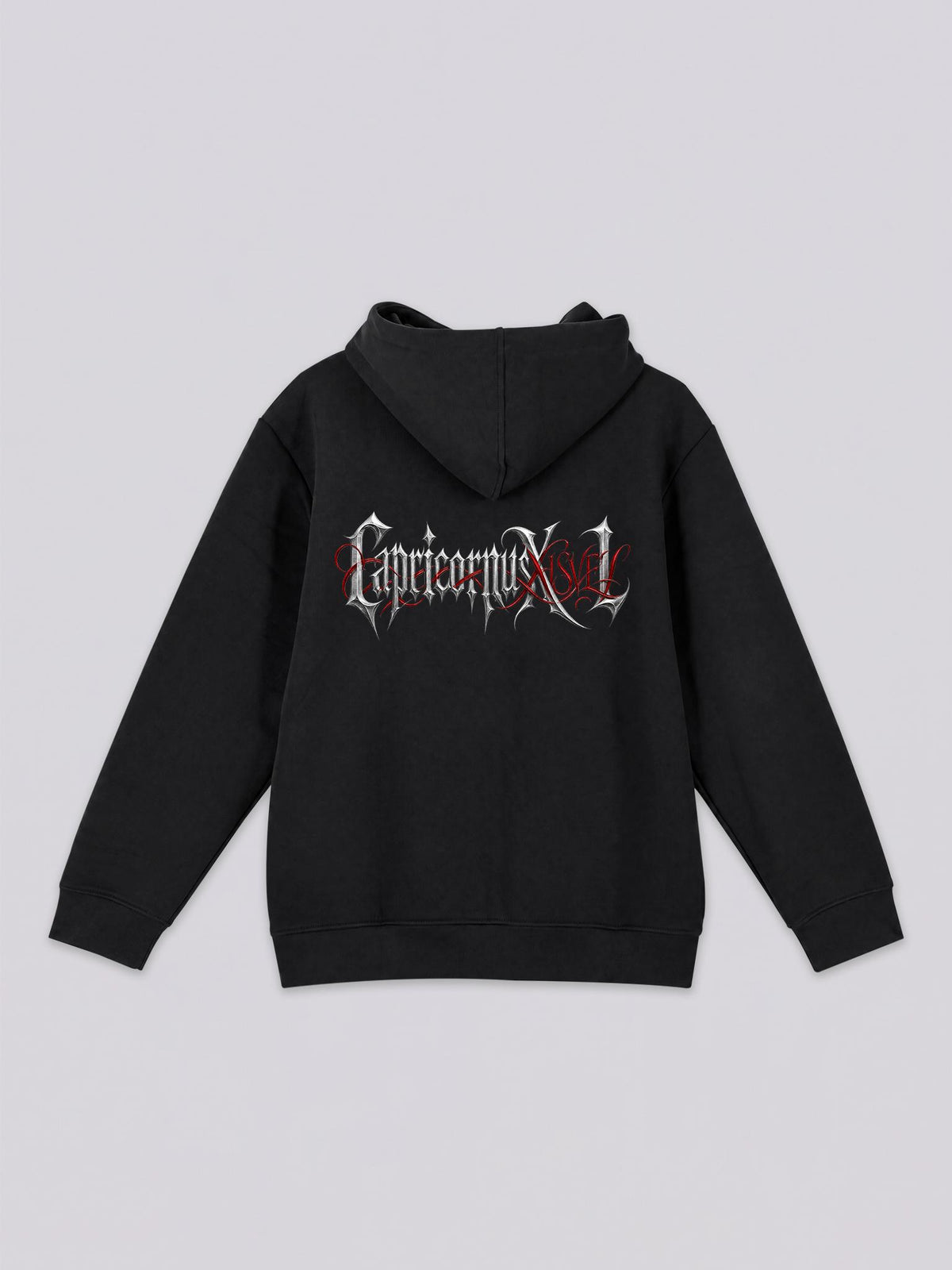 Unisex Capricorn Gothic Graphic Full Zip Hoodie