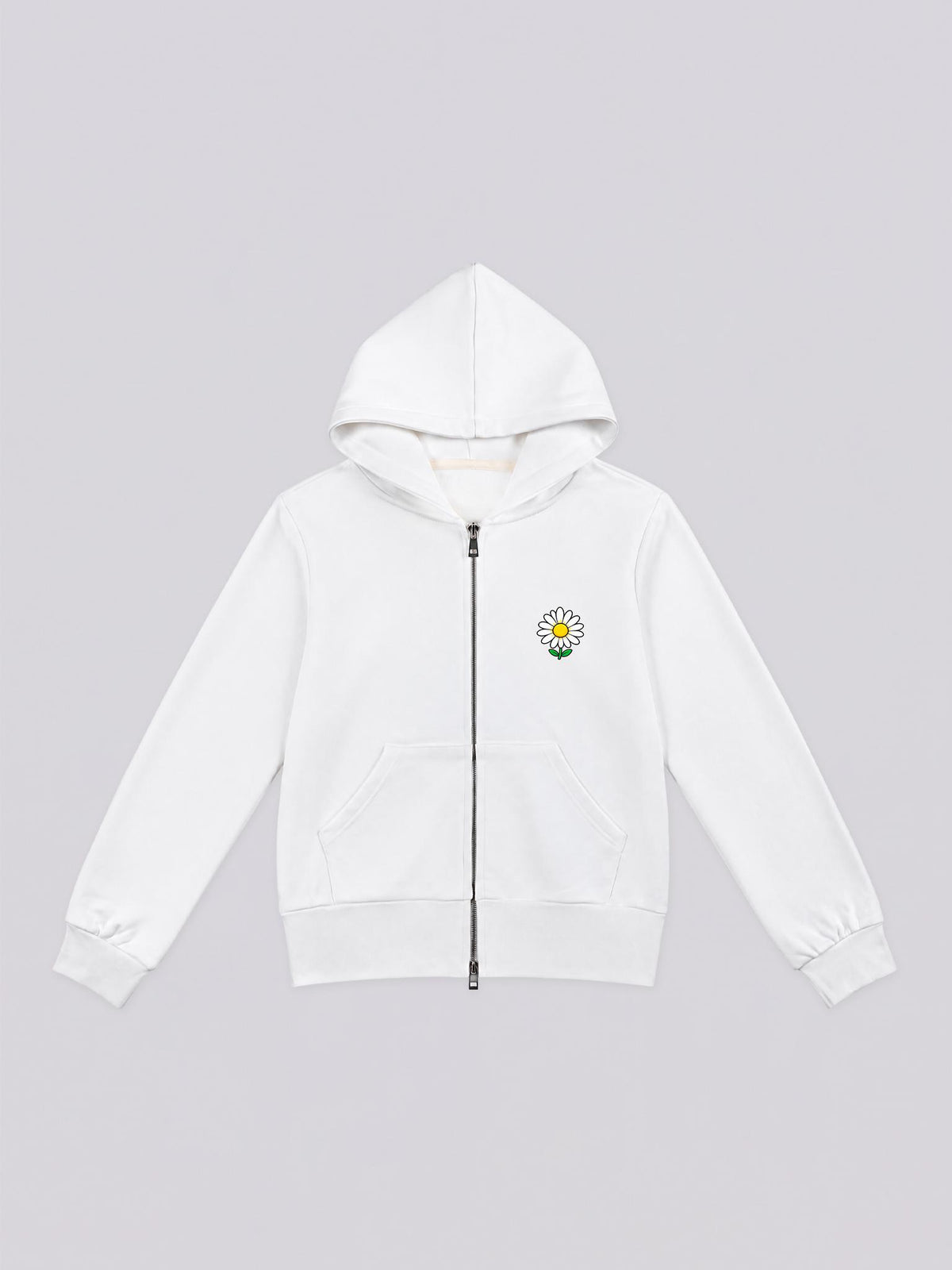 Women's Daisy Graphic Full Zip Hoodie