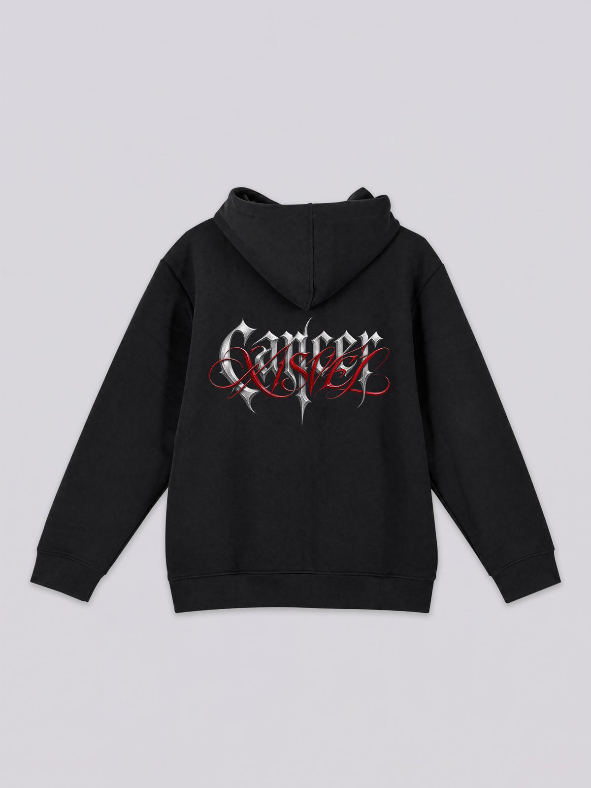 Unisex Cancer Gothic Graphic Full Zip Hoodie