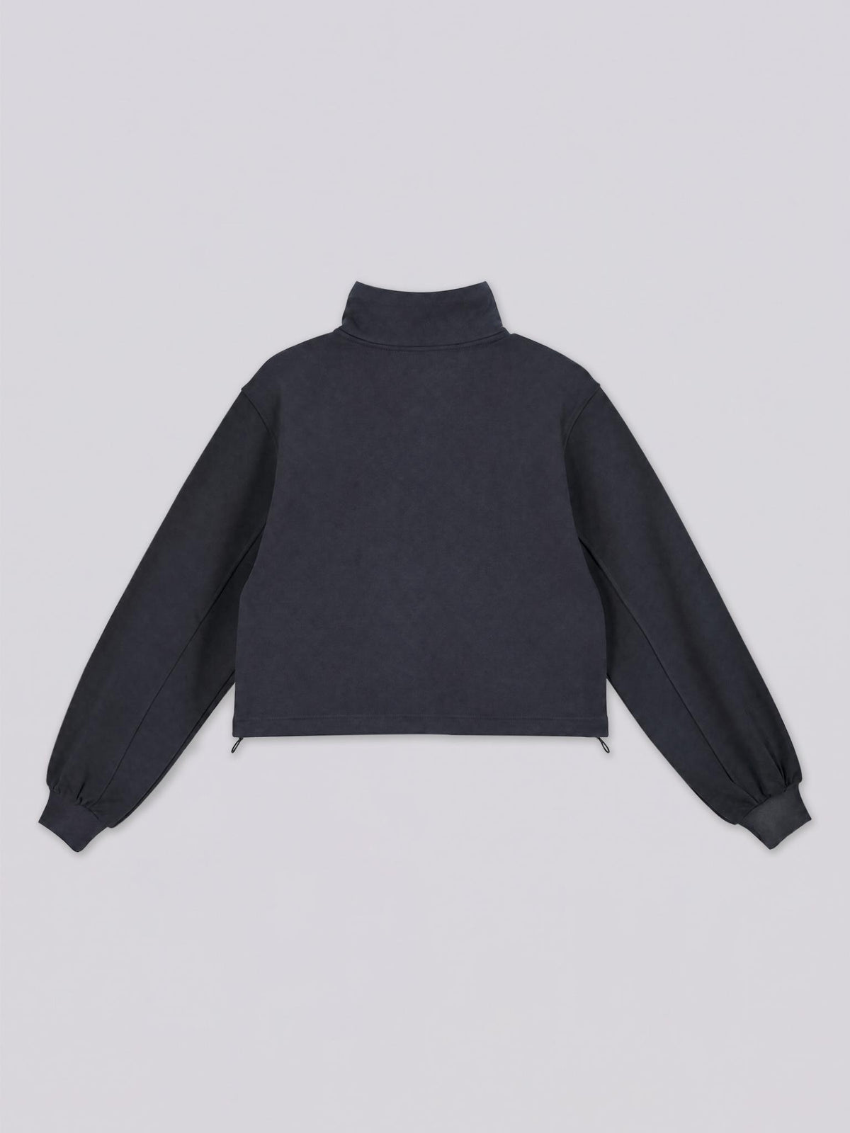Women Cropped Half-Zip Sweatshirt