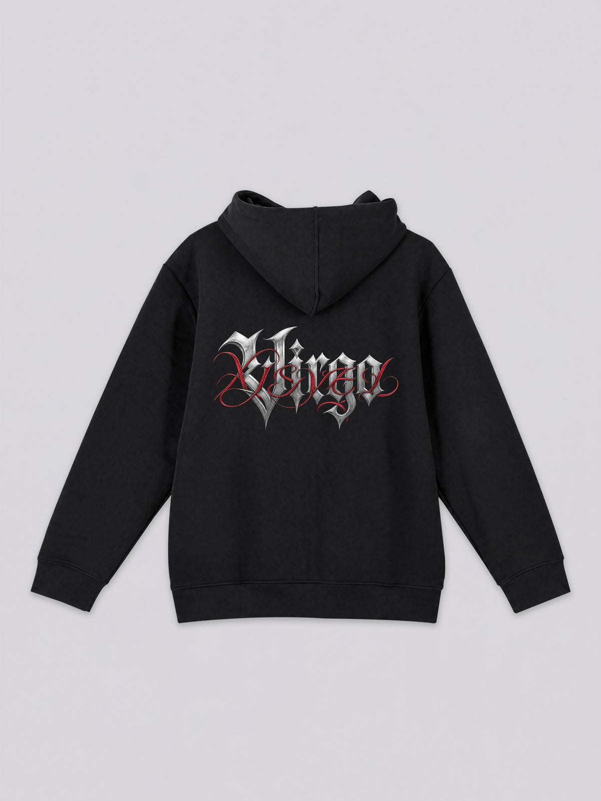 Unisex Virgo Gothic Graphic Full Zip Hoodie
