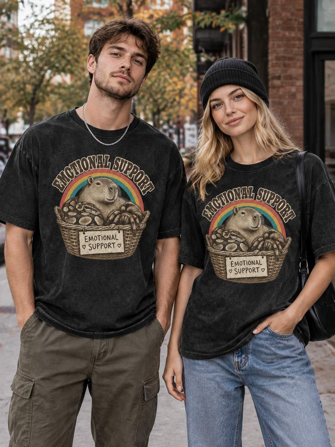 Forbidden Cats "Emotional Support"-Shirt