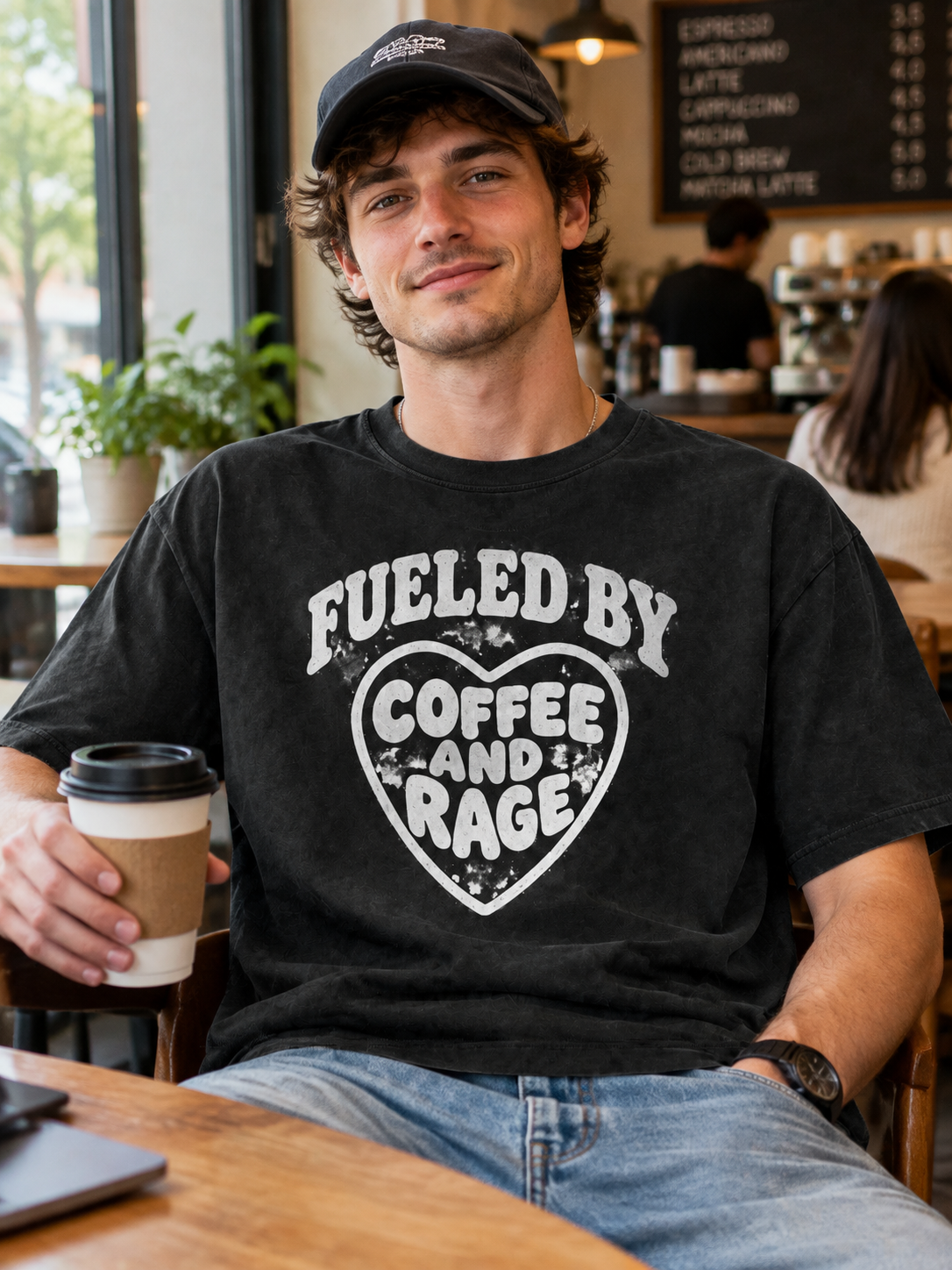 Purely Spite "Fueled By Coffee And Rage"-Shirt