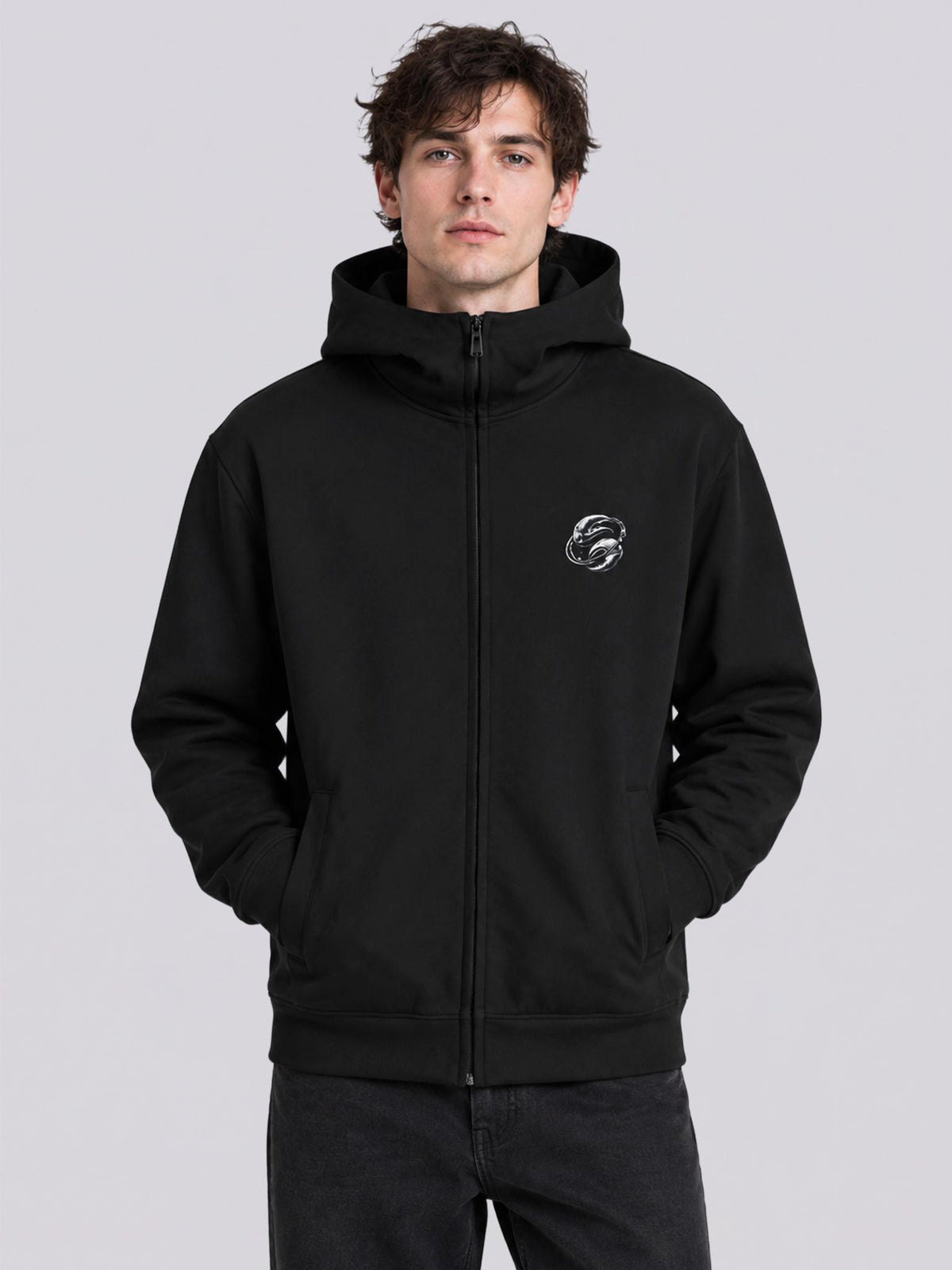 Unisex Cancer Gothic Graphic Full Zip Hoodie