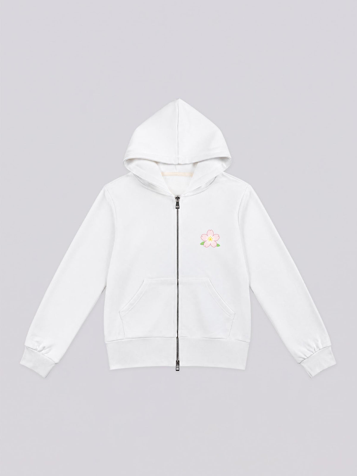 Women’s Cherry Blossom Graphic Full Zip Hoodie