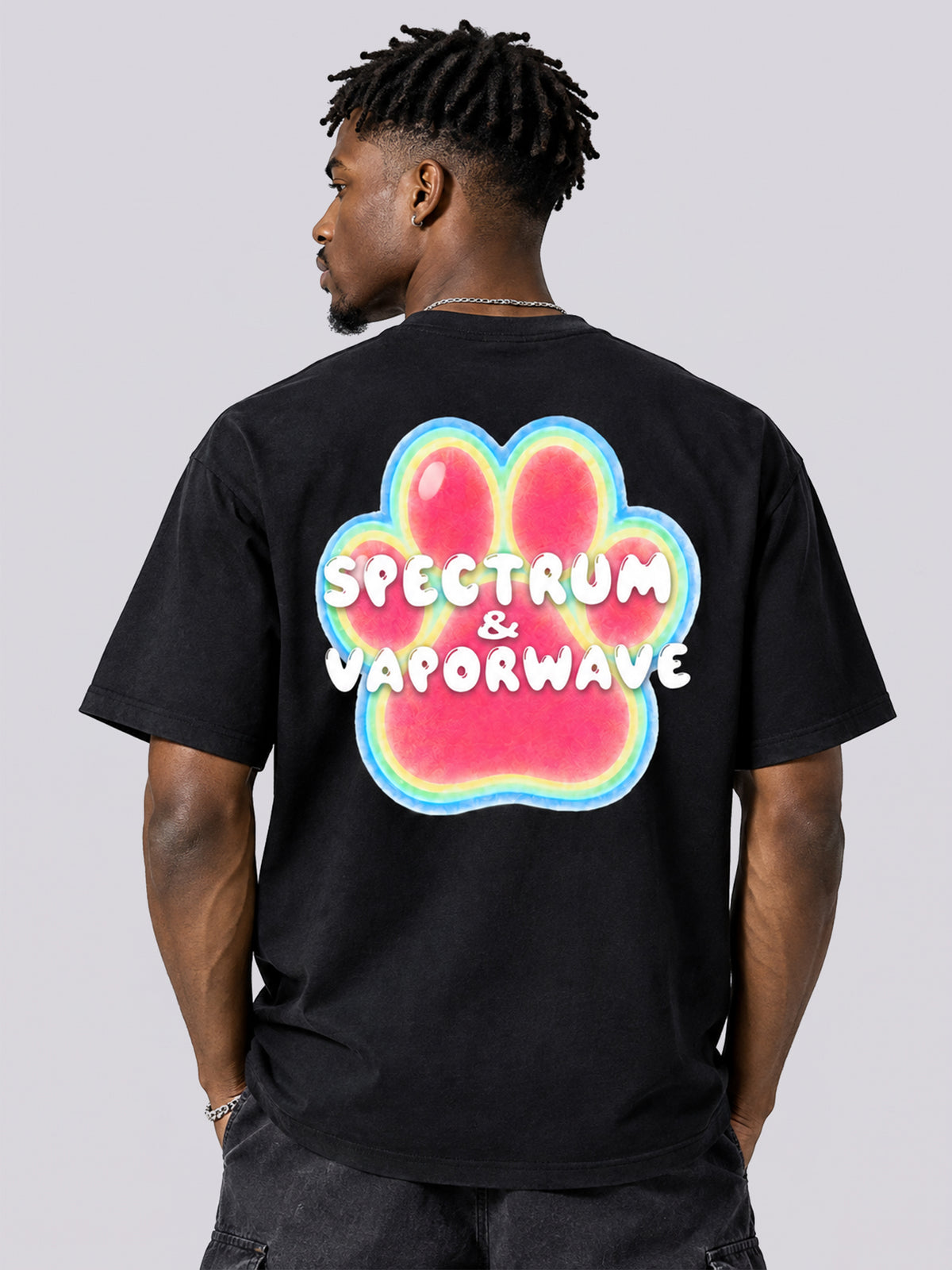 "Spectrum & Vaporwave" Gradient Graphic Tee-Edition 04