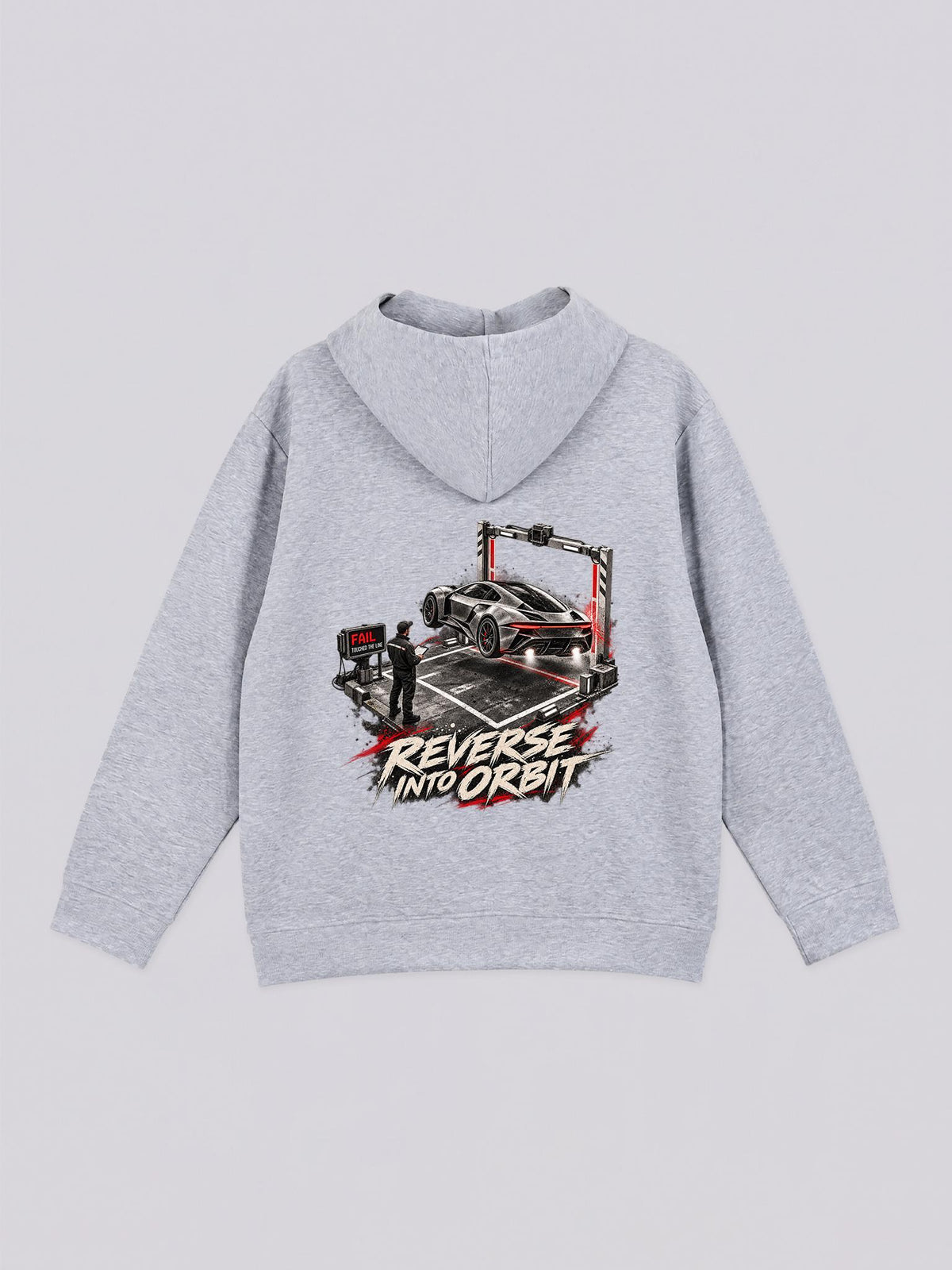 Unisex Reverse Into Orbit Garage Graphic Full Zip Hoodie