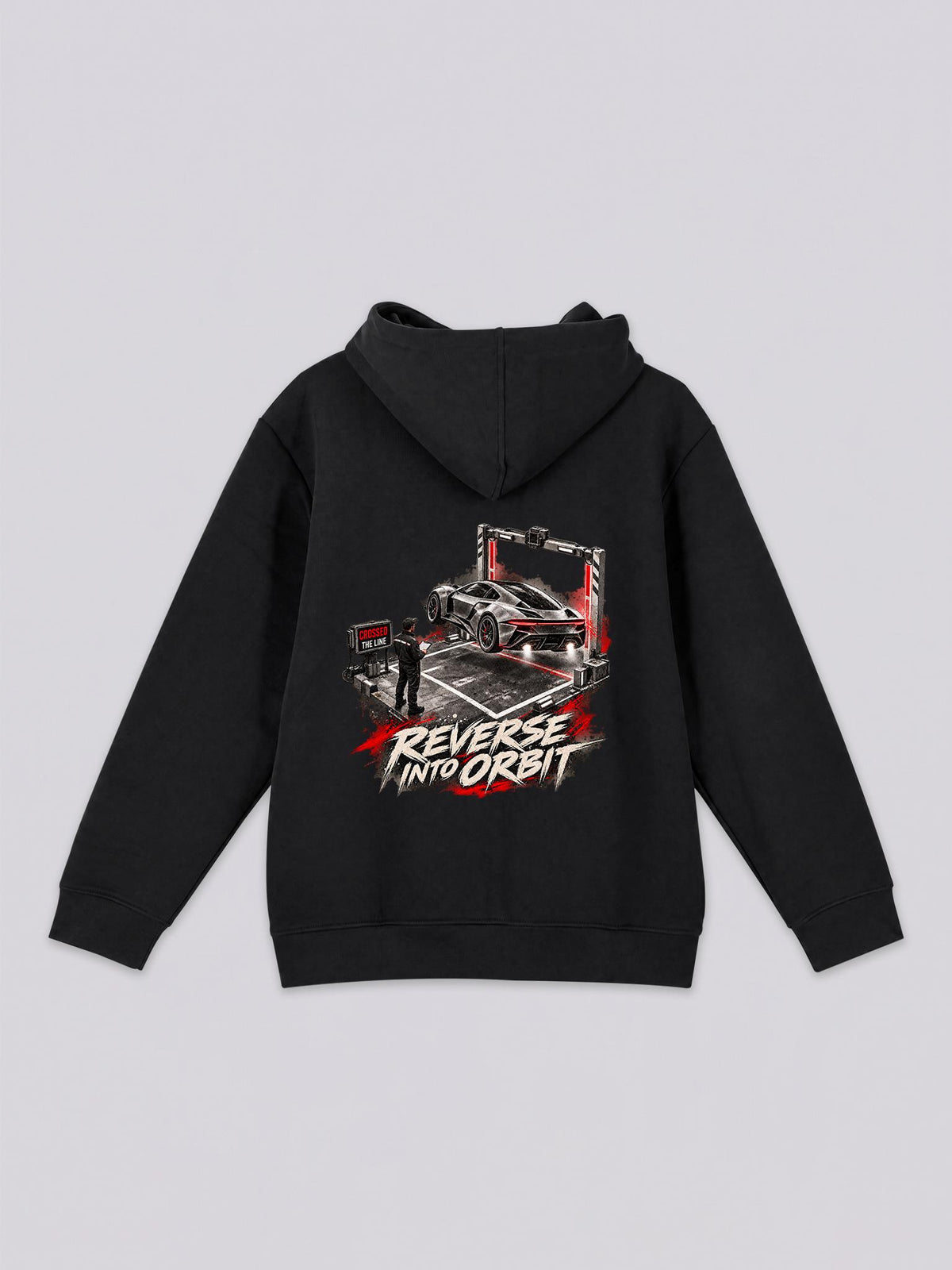 Unisex Reverse Into Orbit Garage Graphic Full Zip Hoodie
