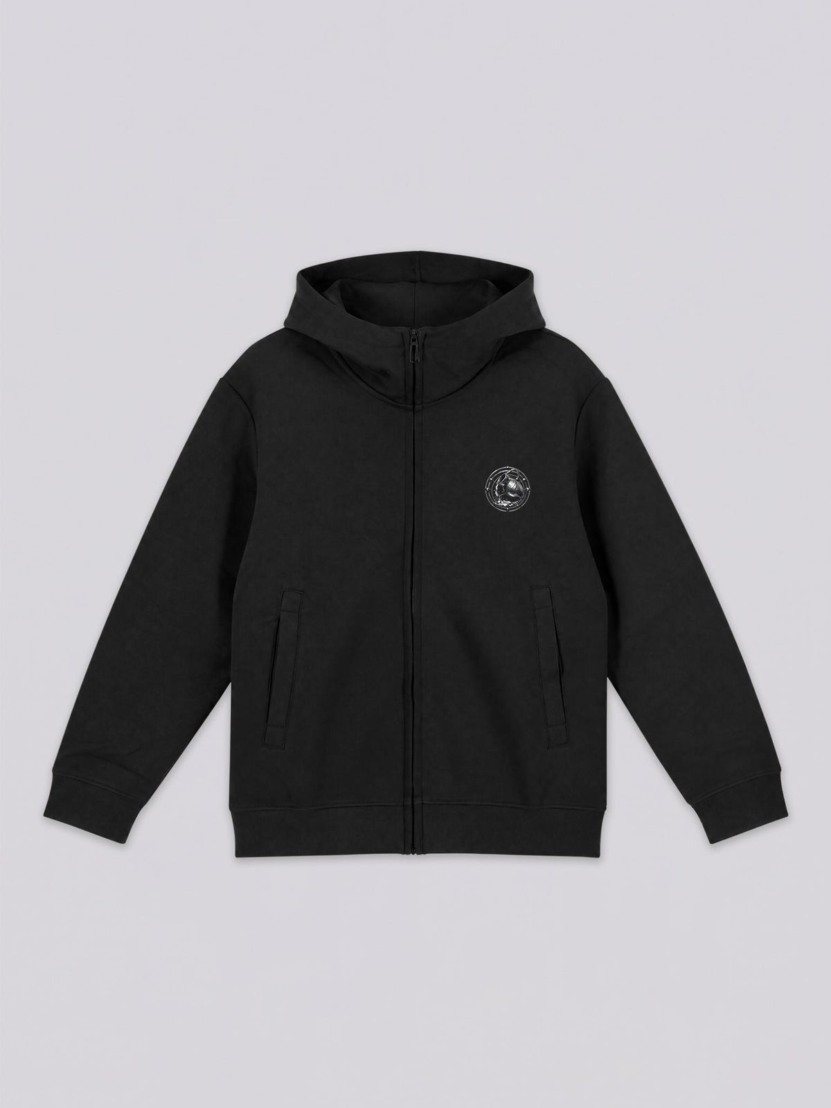 Unisex Aquarius Gothic Graphic Full Zip Hoodie