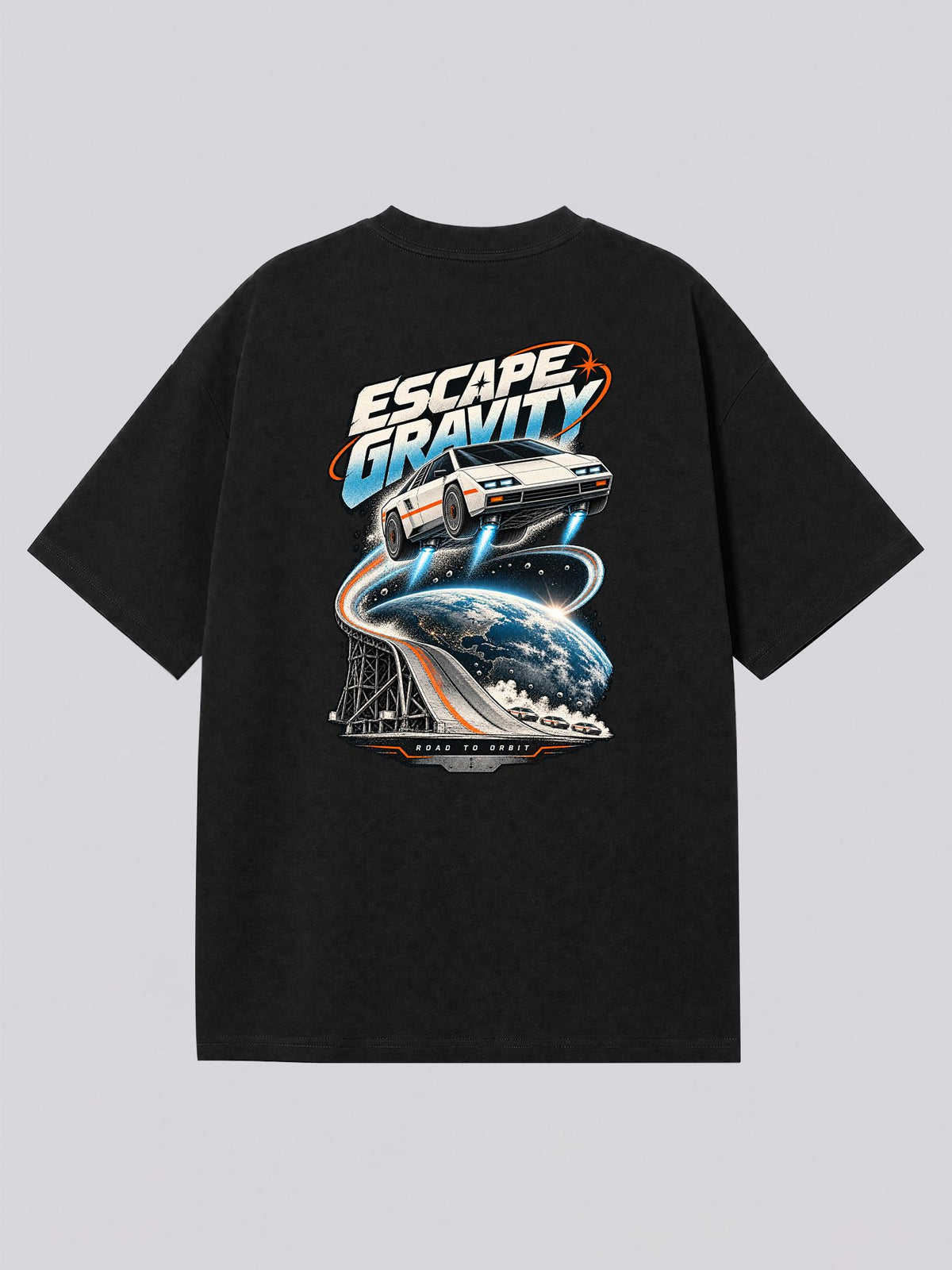 Escape Gravity Sports Car Graphic Short Sleeve Tee