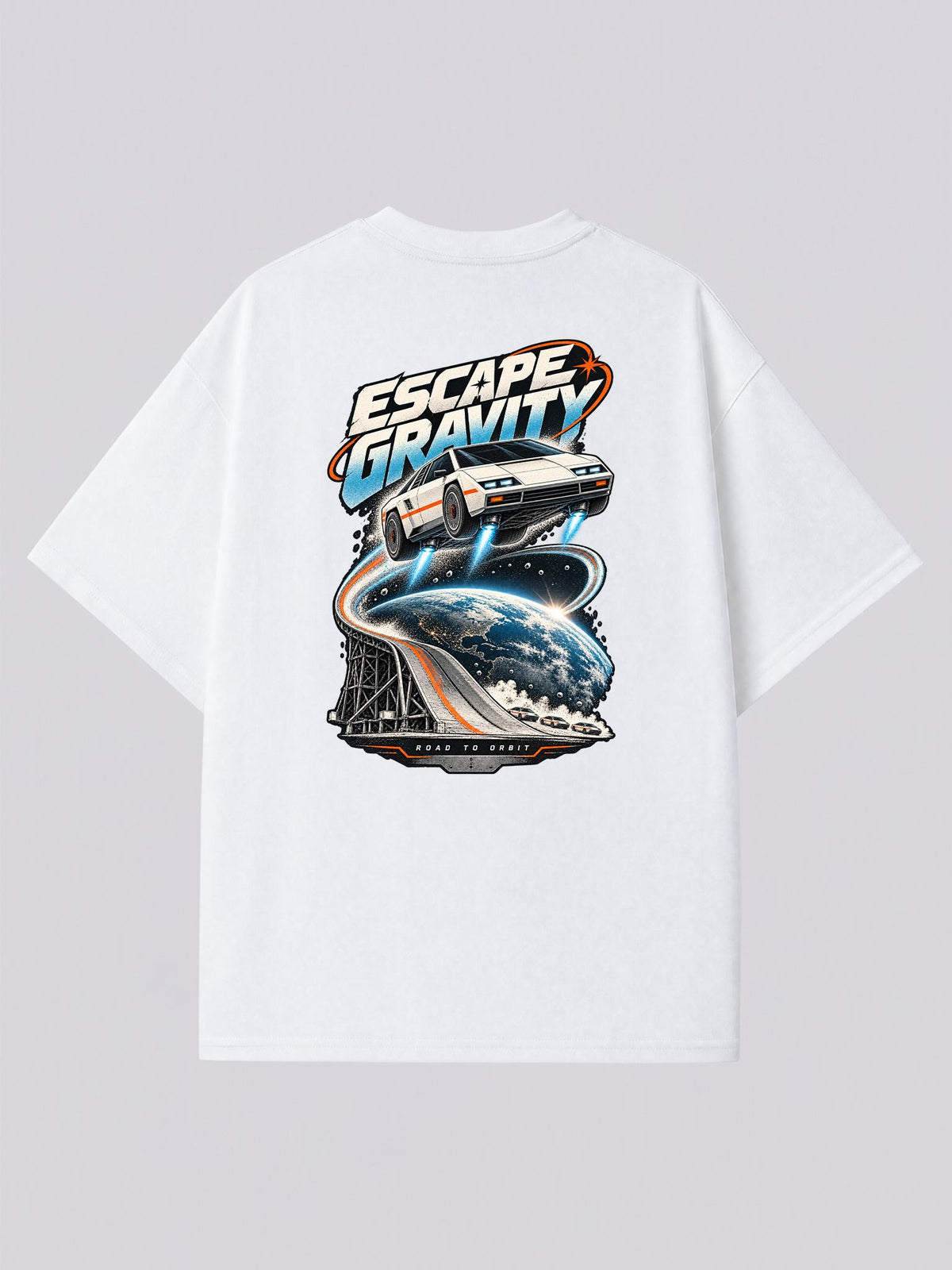 Escape Gravity Sports Car Graphic Short Sleeve Tee