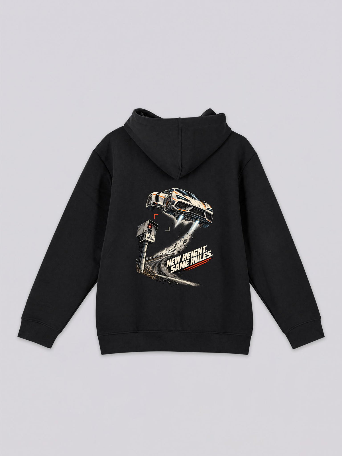 Unisex New Height Sports Car Graphic Full Zip Hoodie