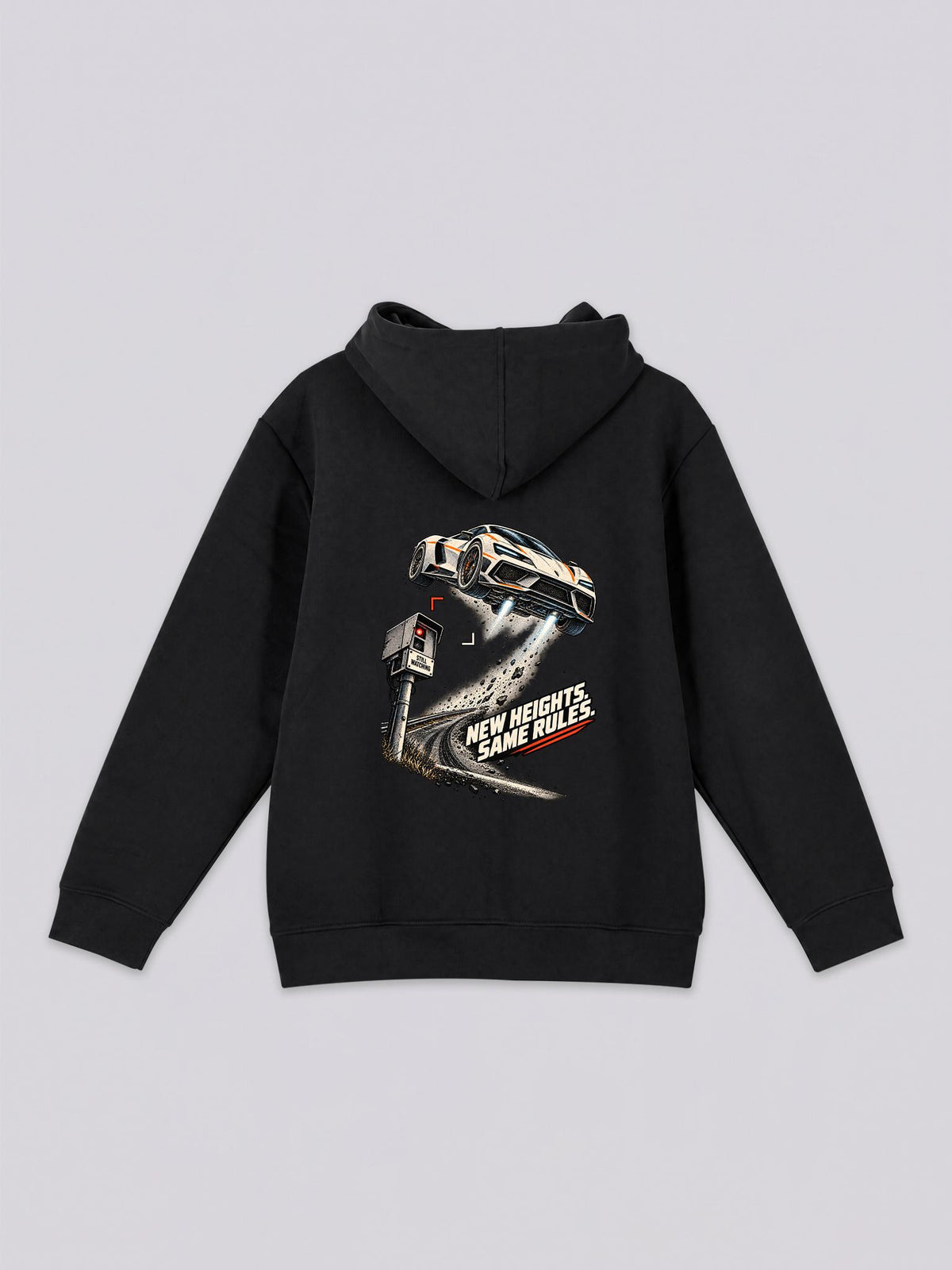 Unisex New Height Sports Car Graphic Full Zip Hoodie