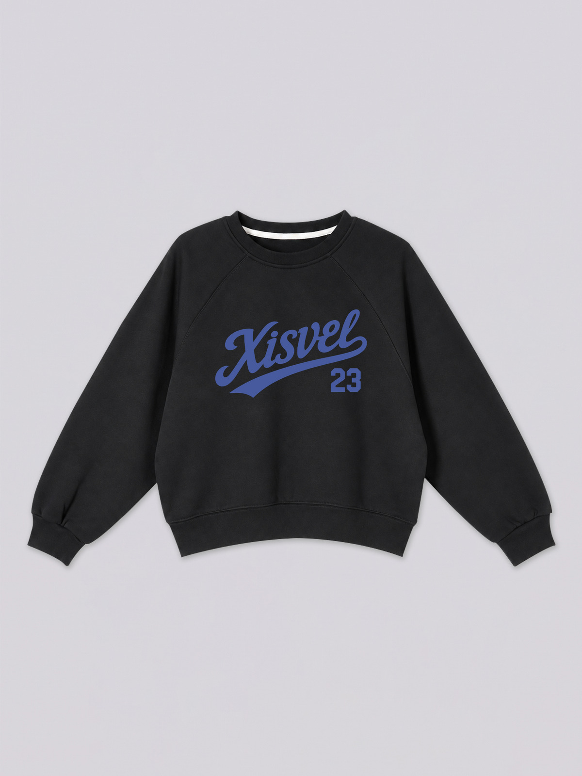 Women Script Logo 23 Raglan Crew Sweatshirt
