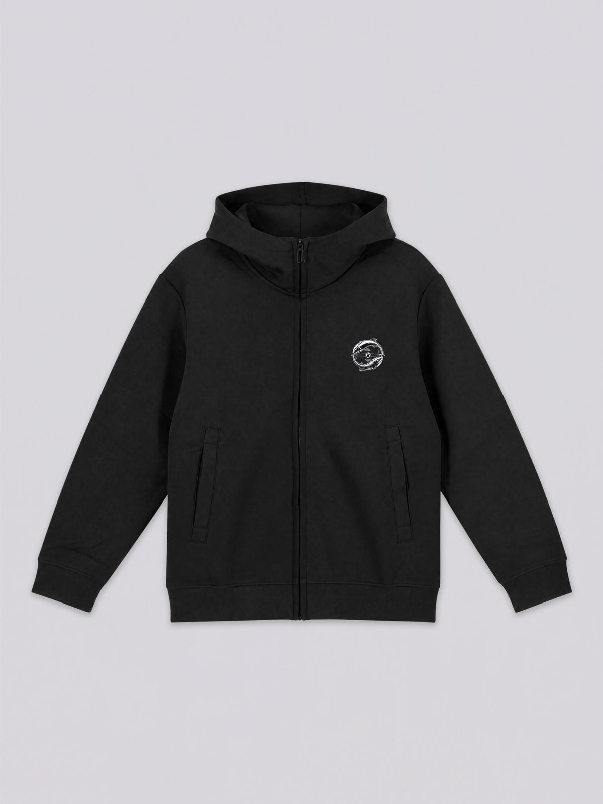 Unisex Pisces Gothic Graphic Full Zip Hoodie