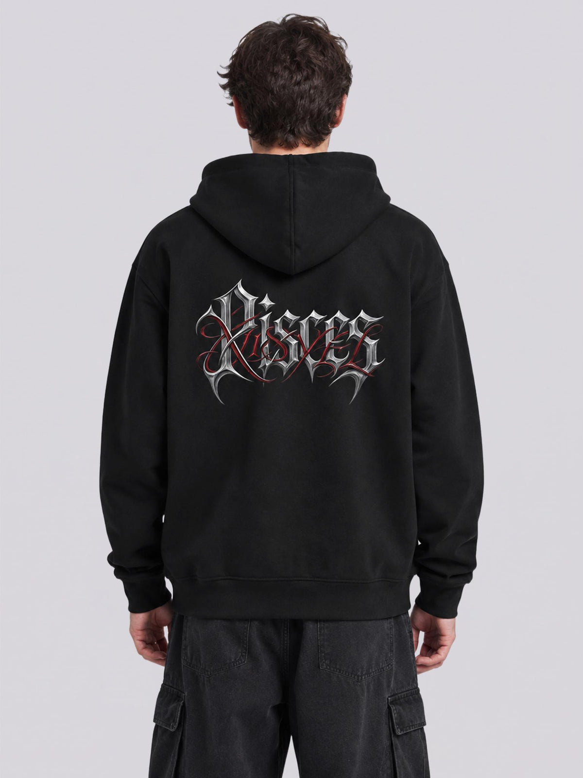 Unisex Pisces Gothic Graphic Full Zip Hoodie