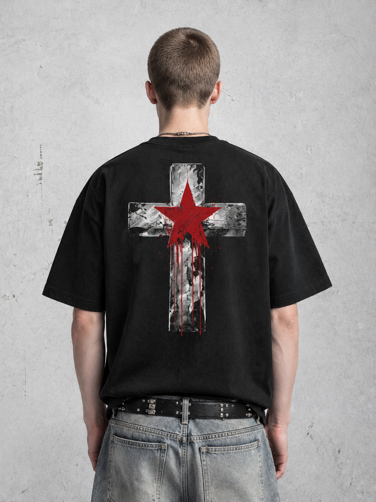 “Cross Star” Retro Graphic Tee